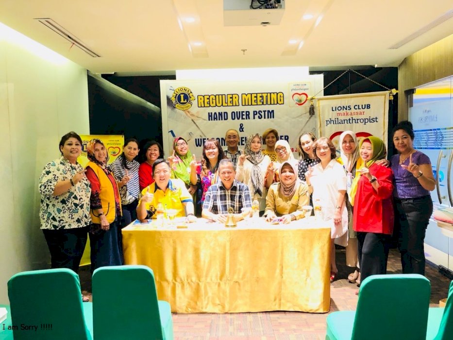 Handover PSTM dan pelantikan anggota baru Makassar Philantropist